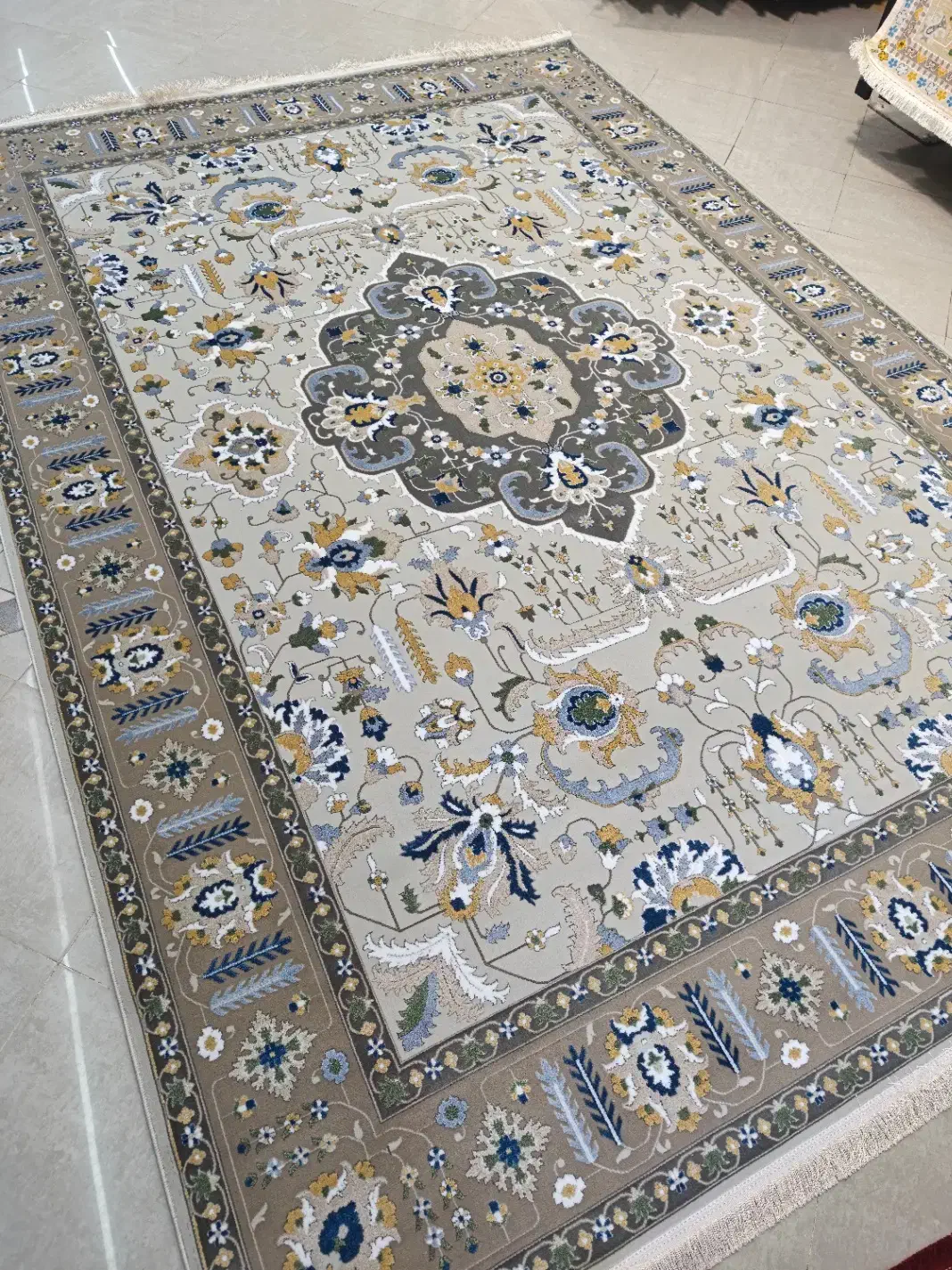 فرش جدید کاشان طرح طوسی|فرش|اصفهان, شهید رجایی|دیوار