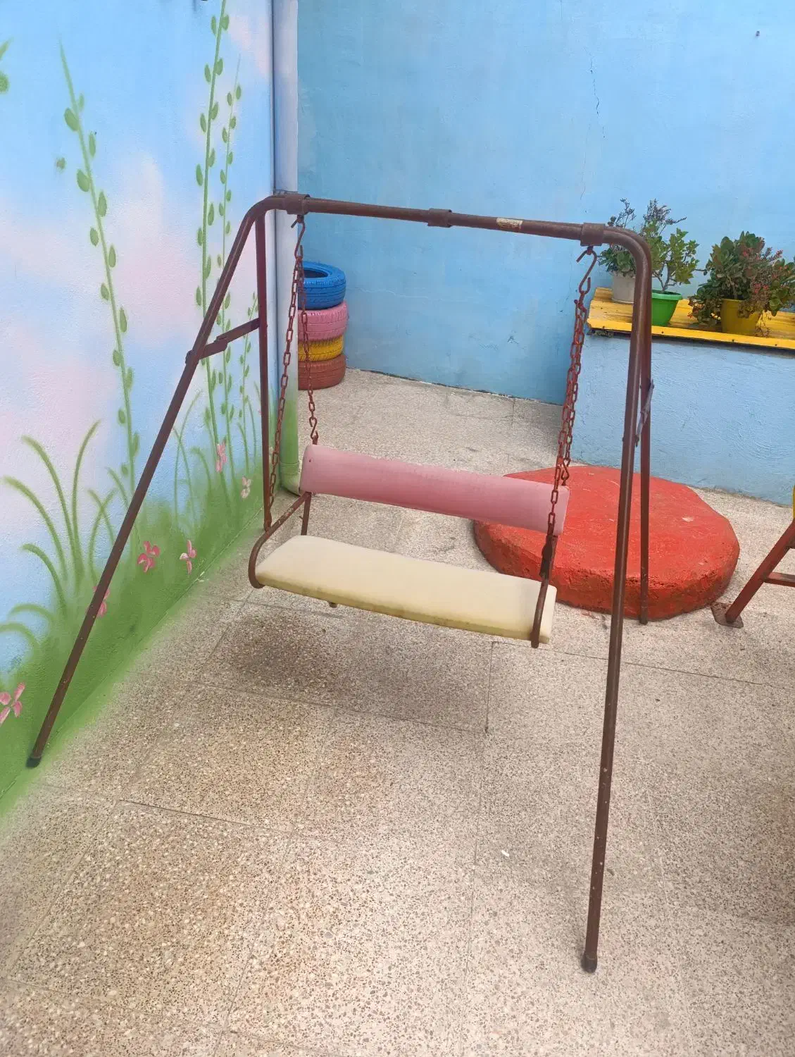 تاب و سرسره آهنی|اسباببازی|رشت, نخودچر|دیوار