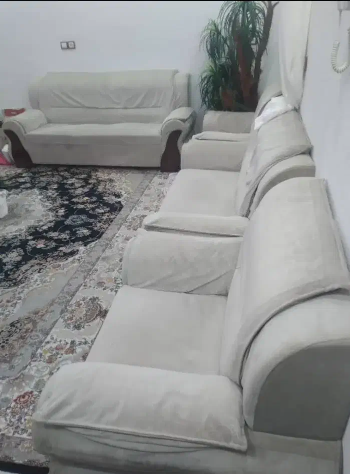 مبل هفت نفره دست دوم|مبلمان خانگی و میز عسلی|بوشهر, |دیوار