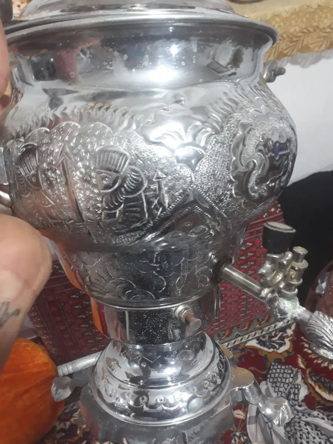 سماور گازی برنجی|سماور، چای‌ساز، قهوه‌ساز|سبزوار, رضوی|دیوار