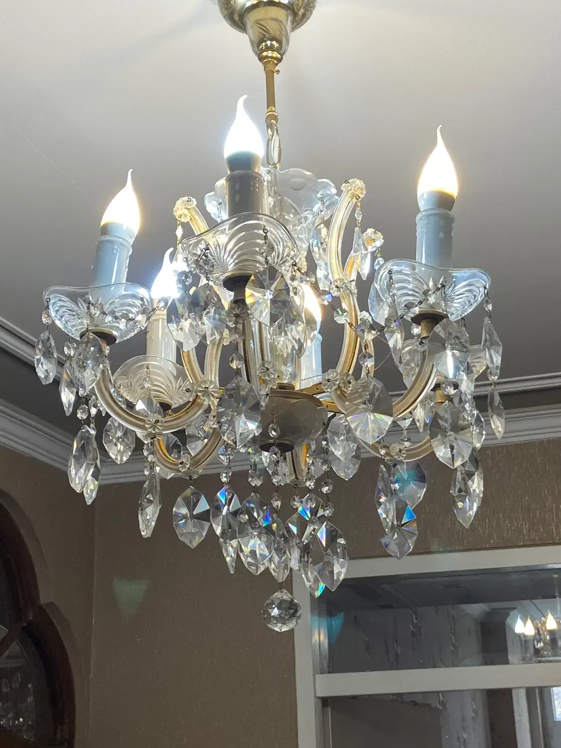 لوستر|لوستر و چراغ آویز|تبریز, |دیوار