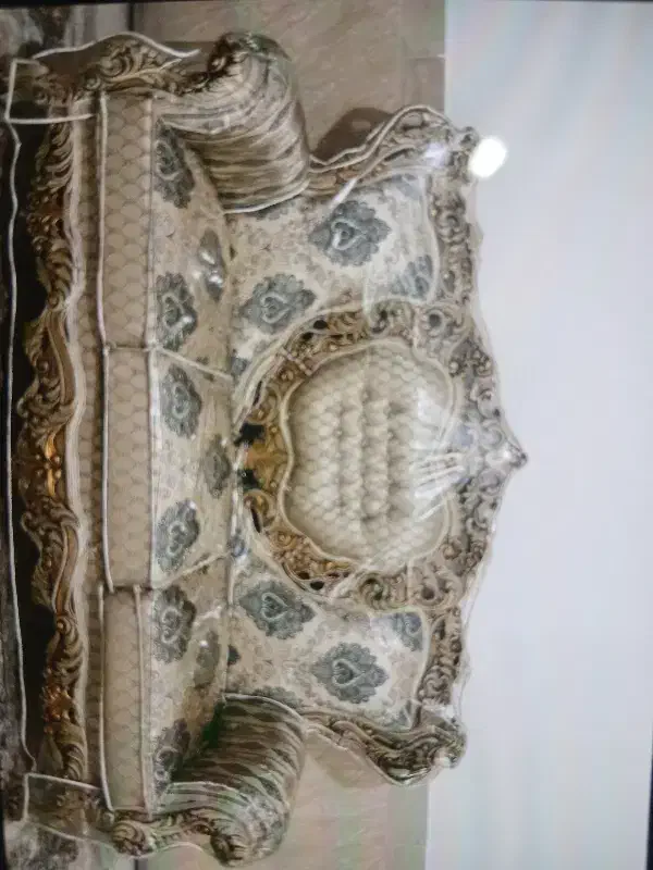 مبلمان سلطنتی فوق العاده نو ۹ نفره|مبلمان خانگی و میز عسلی|پیشوا, |دیوار