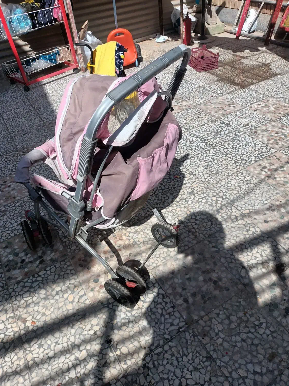 کالسکه کریر روروک صندلی ماشین بچه وغذا جاده صاحب|تخت و صندلی بچه|شوشتر, |دیوار