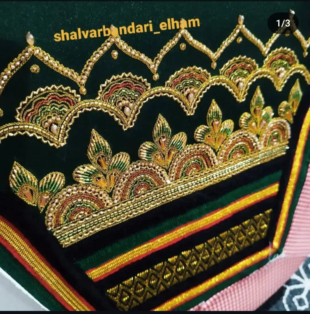 گلابتون دوزی|لباس|میناب, |دیوار