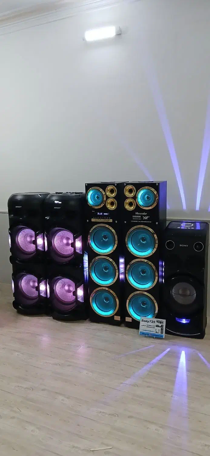 شیک سونی وی ۷۷ و مکسیدر دنای|سیستم صوتی خانگی|نیشابور, رحمت آباد|دیوار