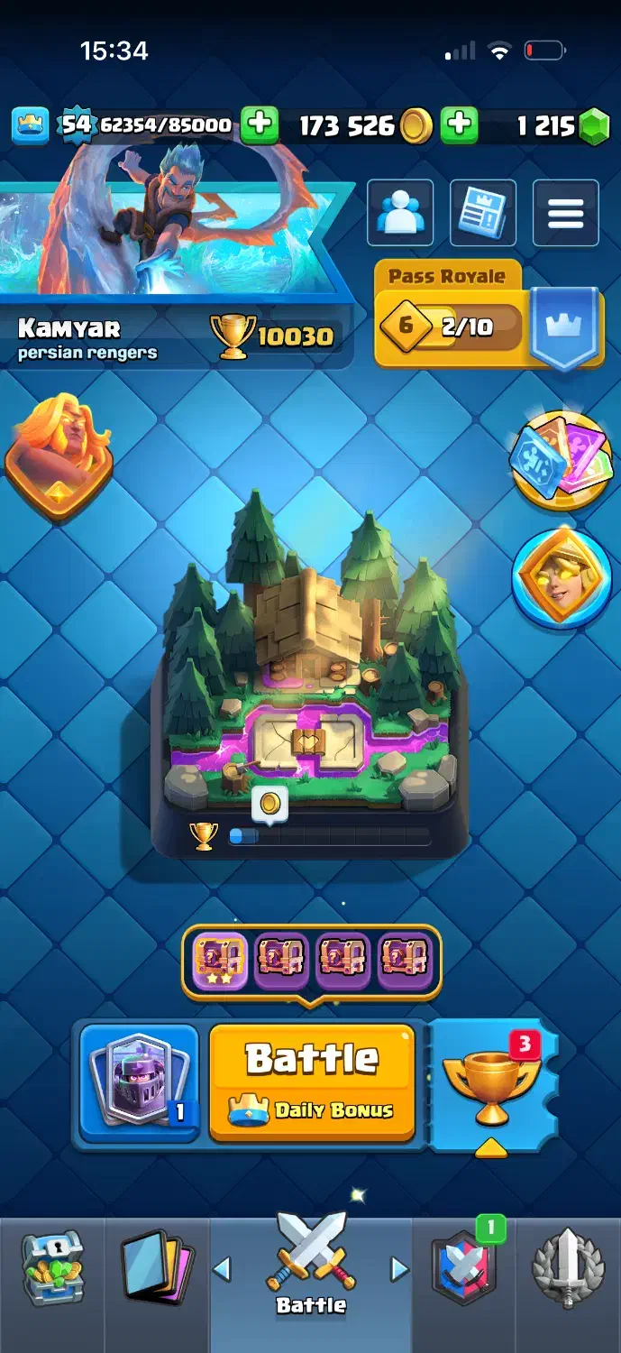 اکانت کلش رویال|کنسول، بازی ویدئویی و آنلاین|کرج, فاز ۱ مهرشهر|دیوار