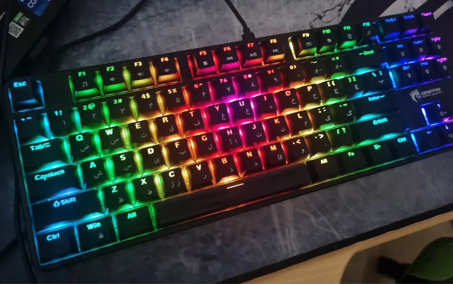 کیبورد مکانیکال گیمینگ Green|قطعات و لوازم جانبی رایانه|ساری, |دیوار