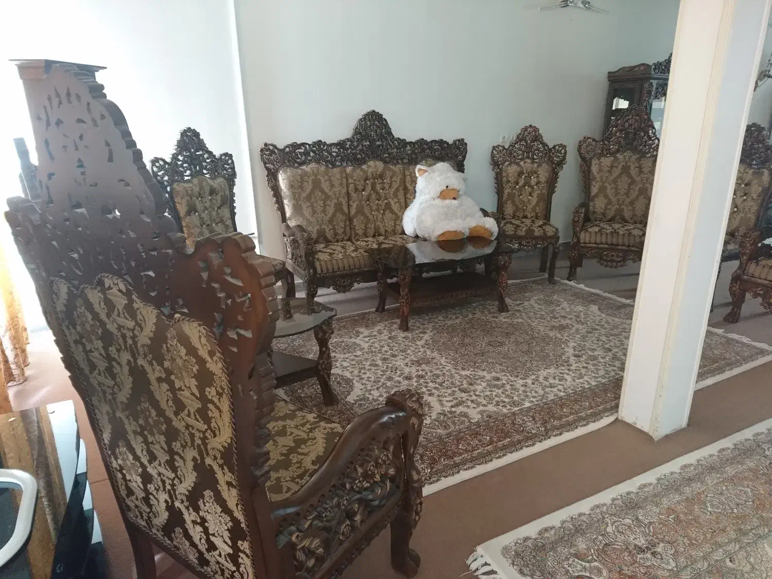 مبل استیل سلطنتی۹نفر|مبلمان خانگی و میز عسلی|اصفهان, طامه|دیوار