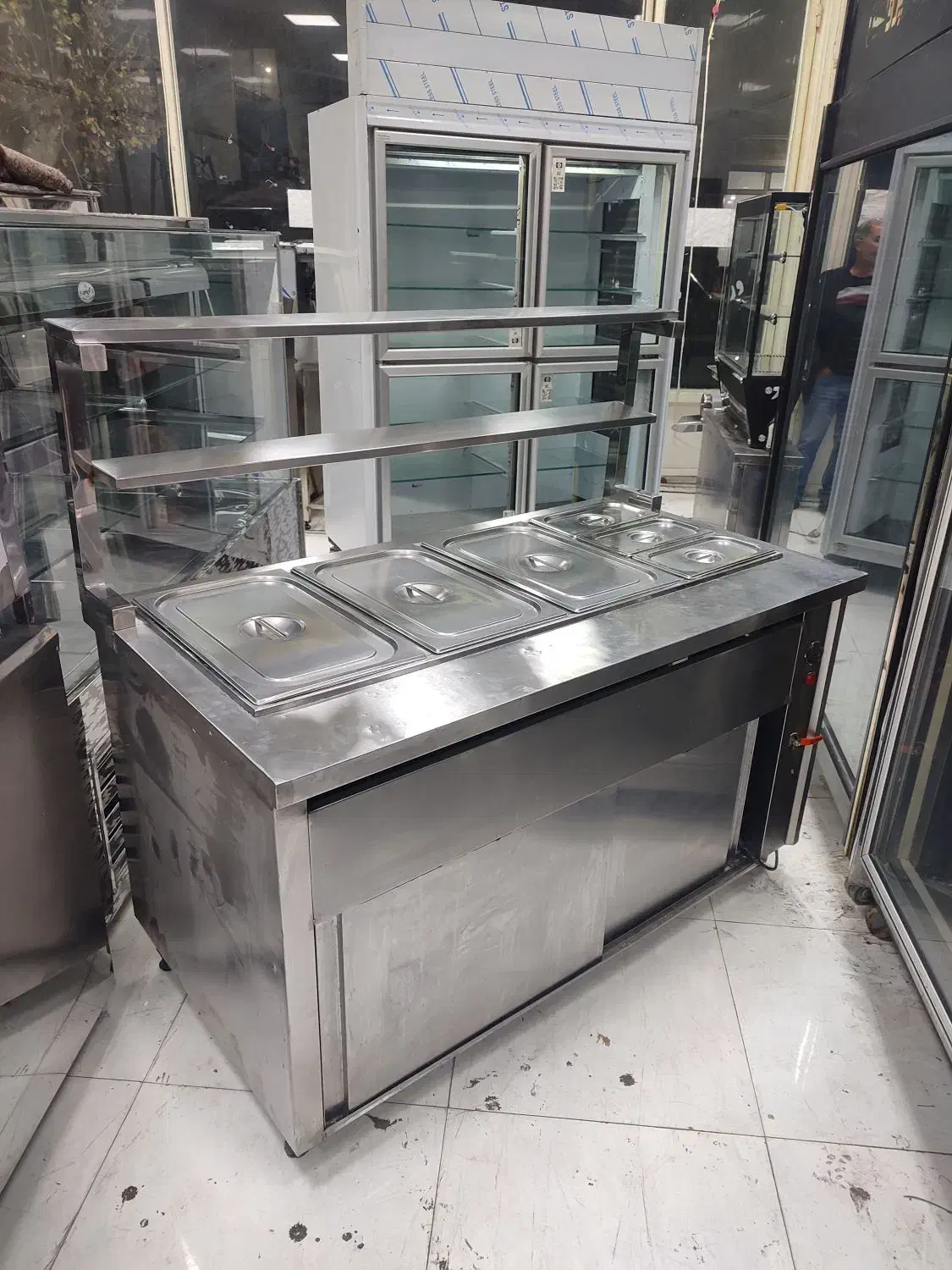 تاپینگ گرم (کانتر گرم) گازی و برقی مشابه آکبند|کافیشاپ و رستوران|نسیمشهر, |دیوار