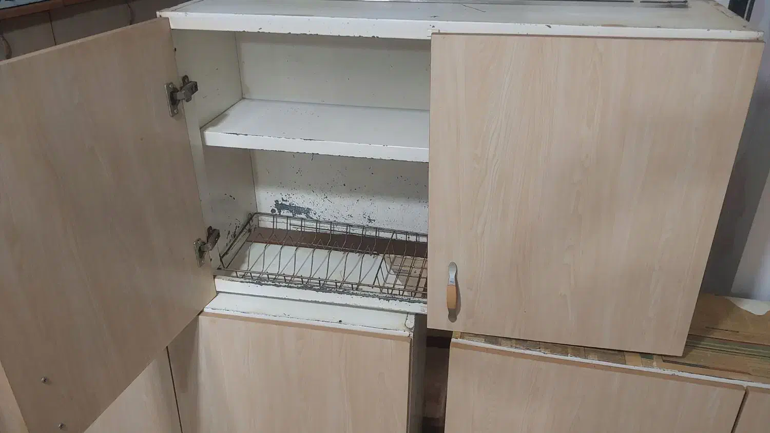 کابینت گالوانیزه با درب ام دی اف|مصالح و تجهیزات ساختمان|اردبیل, |دیوار