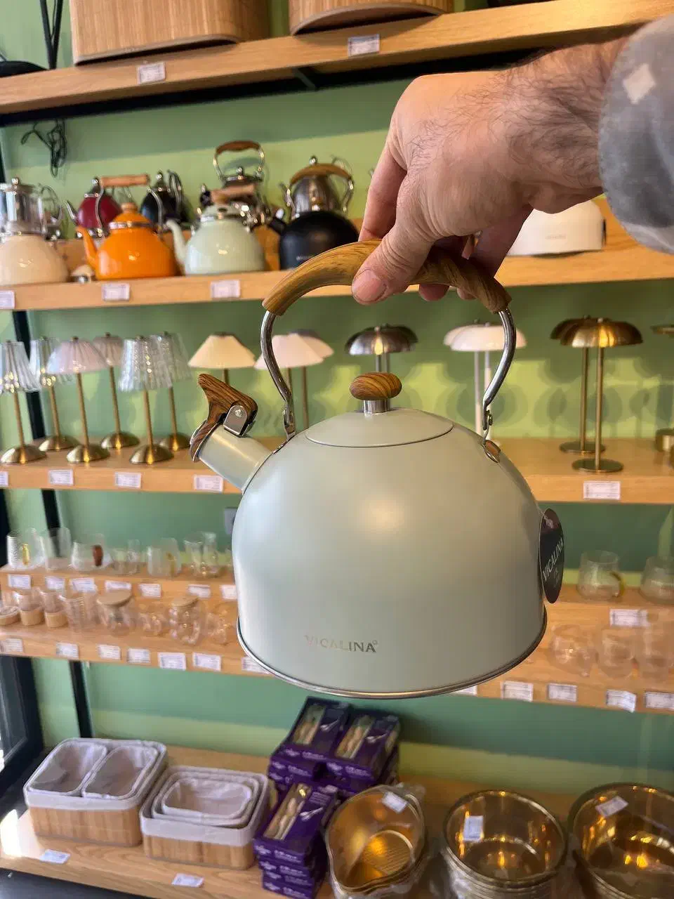 کتری استیل سوتی /رنگی|قوری، کتری، قهوهساز دستی|تبریز, |دیوار