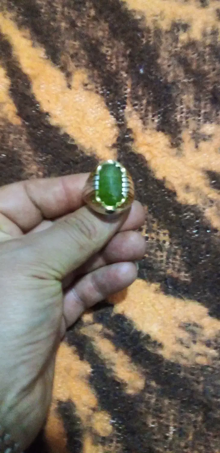 انگشتر نقره جواهری زبرجد|جواهرات|قم, نیروگاه|دیوار