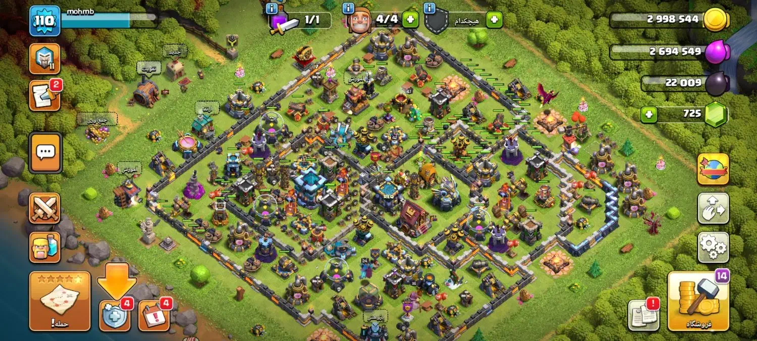 ۴تا اکانت همراه ی کلن ب فروش میرسد|کنسول، بازی ویدئویی و آنلاین|مشهد, شهرک لشکر (شهرک غرب)|دیوار