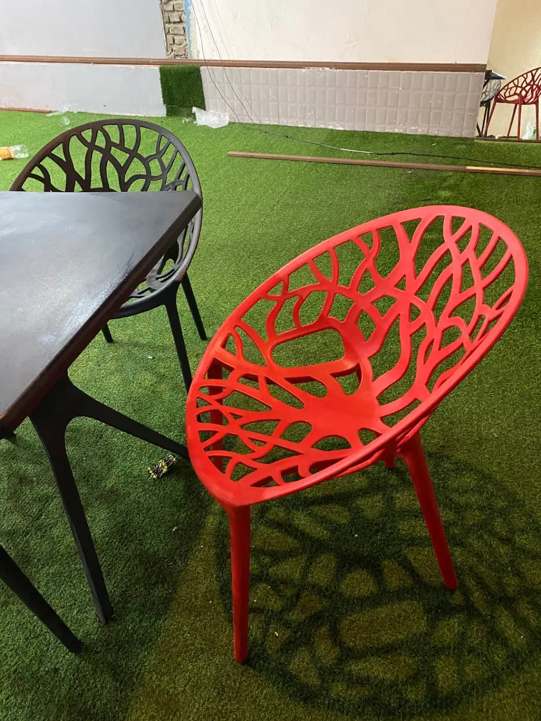 میز و صندلی طرح شاخه و برگی|میز و صندلی غذاخوری|آمل, |دیوار