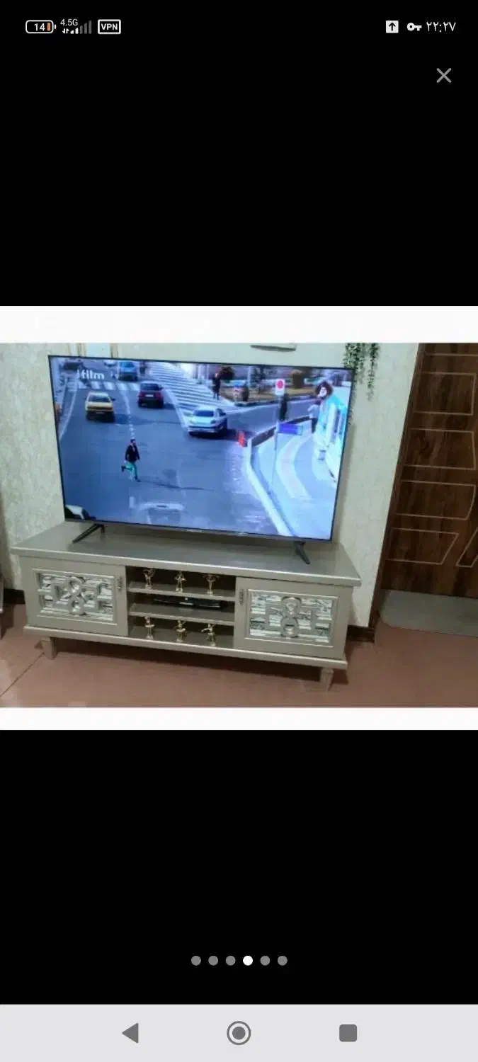 ست چوبی رنگ بژو‌جا کفشی جدا .. اینه دار|بوفه، ویترین، کنسول|نسیم‌شهر, |دیوار