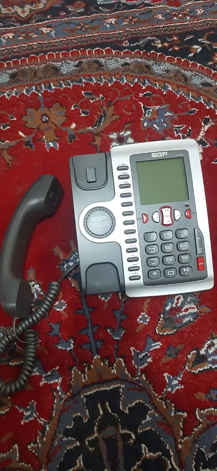 تلفن در حد نو حافظه دار ومنشی داربدون هیچ خط وخش|تلفن رومیزی|قزوین, |دیوار