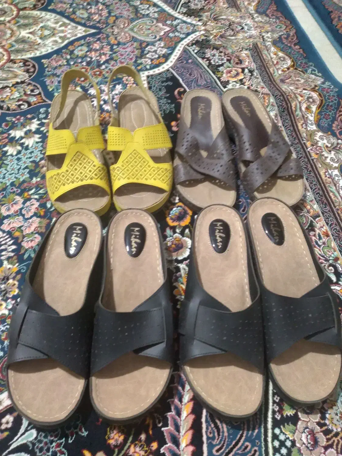 دمپایی زنانه سایز بزرگ|کیف، کفش، کمربند|زنجان, |دیوار