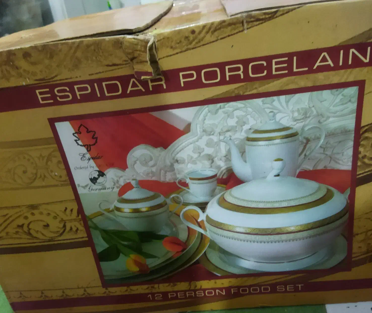 سرویس چینی مارک اسپیدار۶نفره|ظروف سرو و پذیرایی|رشت, جماران|دیوار