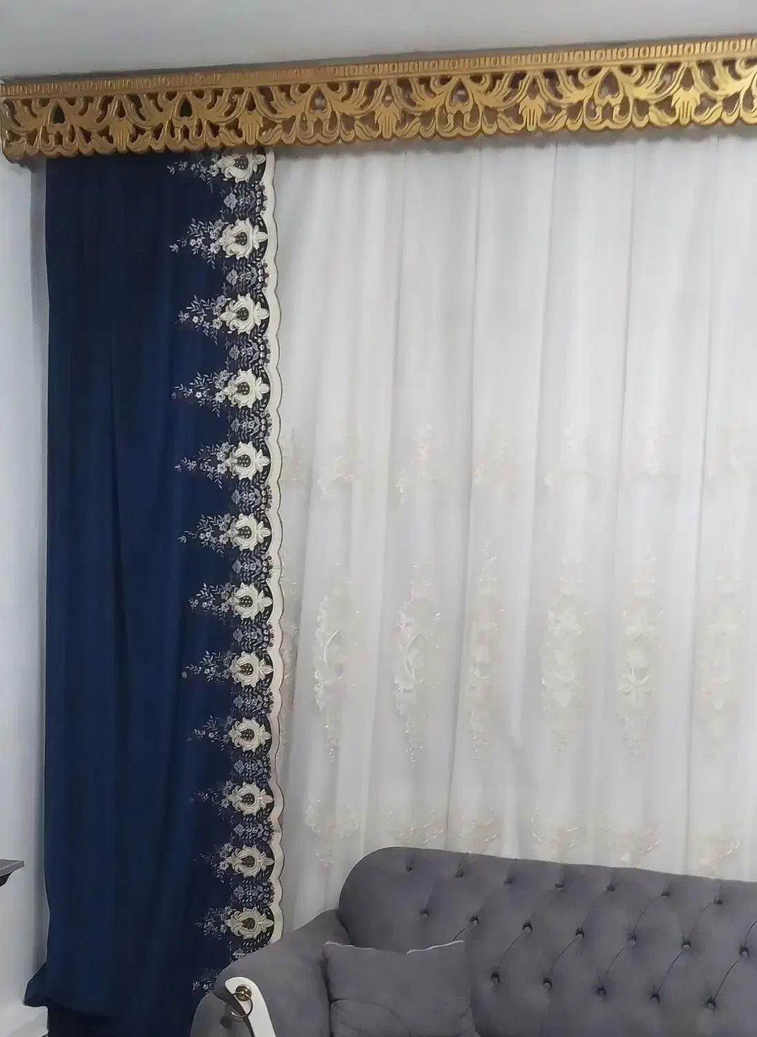 پرده کاملا سالم|پرده، رانر، رومیزی|ورامین, ورامین|دیوار