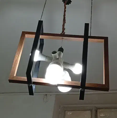 لوستر چوبی|لوستر و چراغ آویز|ارومیه, |دیوار