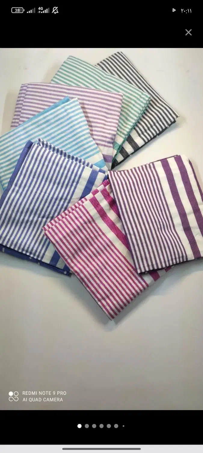 پارچه حوله استخری و دستمال اشپزخانه|سفره، حوله، دستمال آشپزخانه|یزد, |دیوار