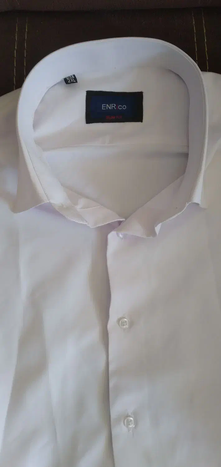 پیراهن مردانه  کرپ  ژاپن سفید سایزx2|لباس|شاهین‌شهر, برخوار غرب|دیوار