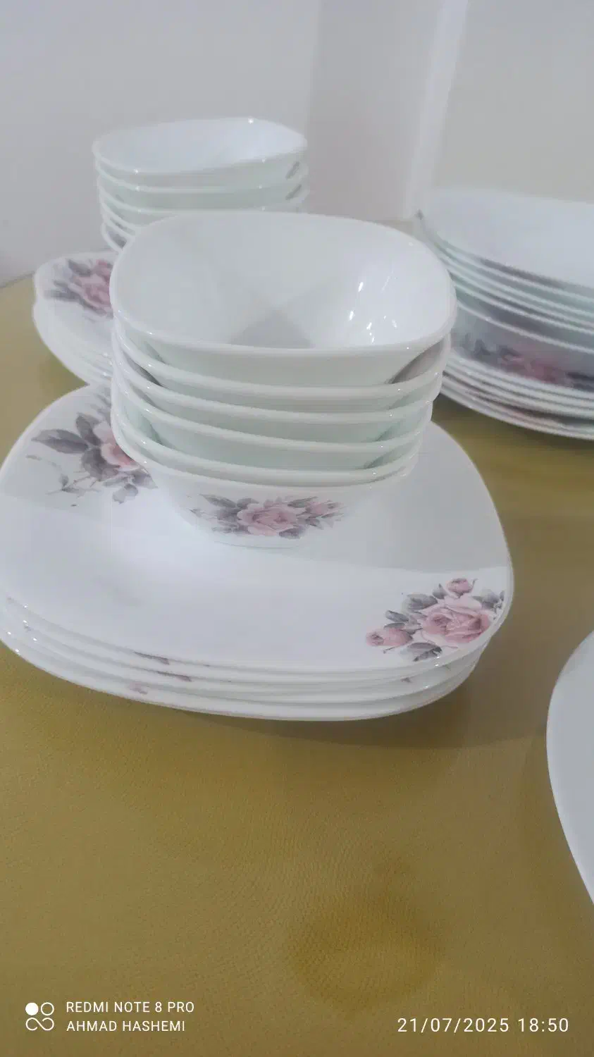 سرویس ۱۲نفره ارکوپال ۵۲پارچه|ظروف سرو و پذیرایی|شاهین‌شهر, گرگاب|دیوار