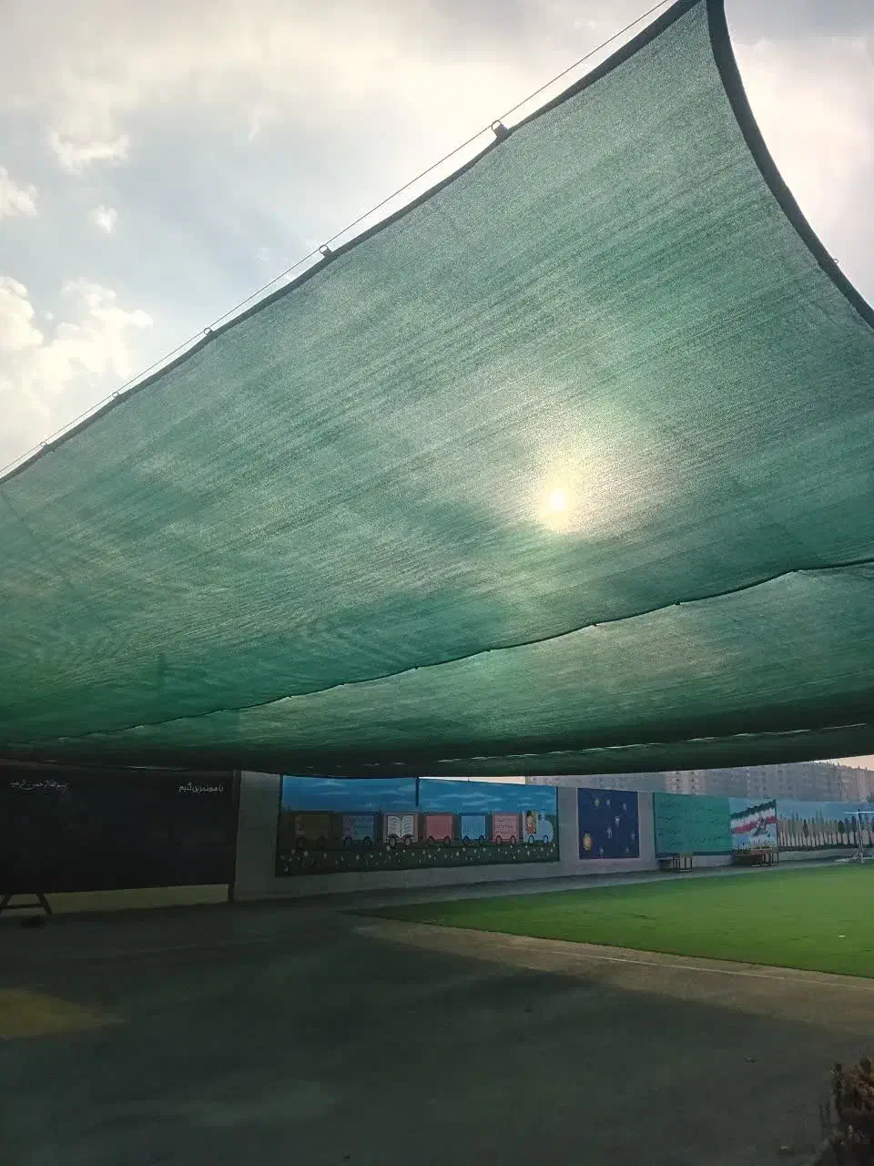 نصب تخصصی سایبان باتور شید|خدمات پیشه و مهارت|مشهد, فرهنگیان (شهرک غرب)|دیوار