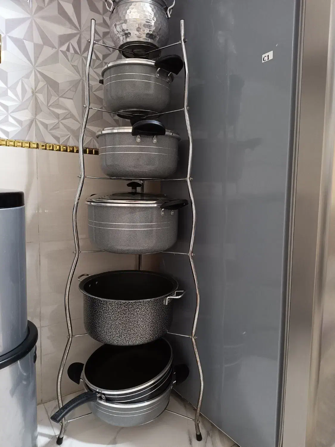 استندقابلمه|آبچکان و نظمدهنده ظروف|نسیمشهر, |دیوار