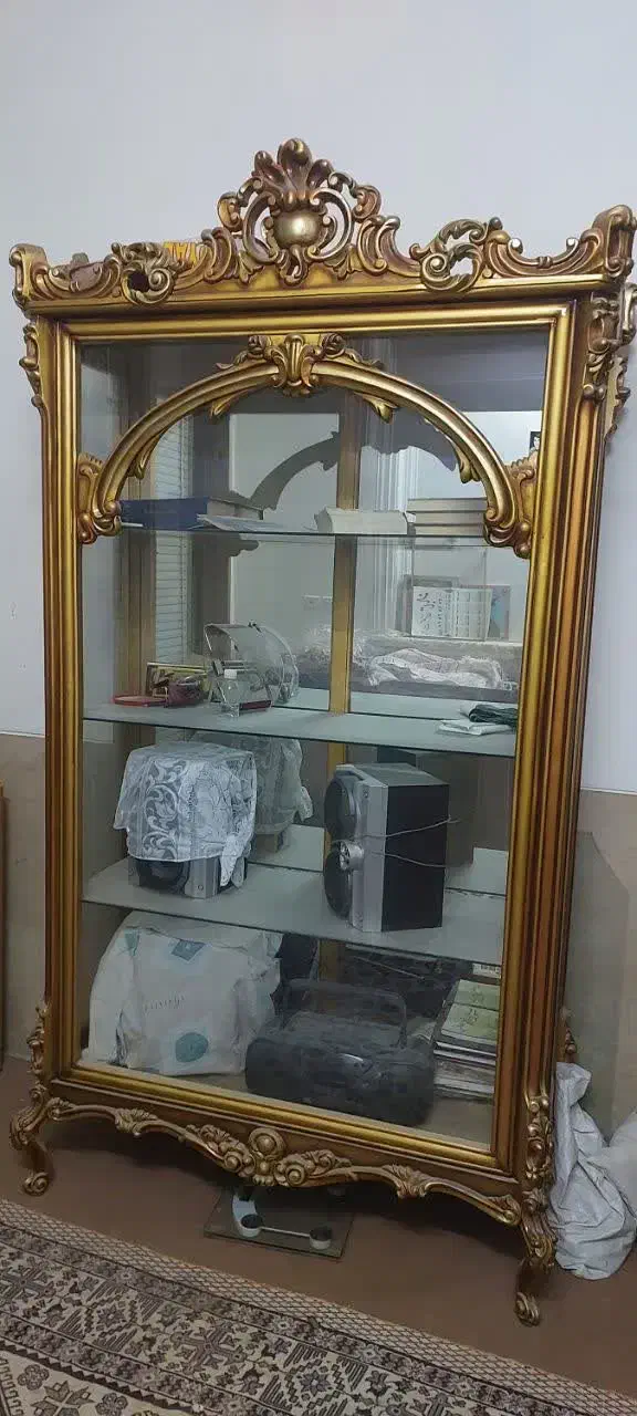 بوفه چوبی|بوفه، ویترین، کنسول|یزد, |دیوار