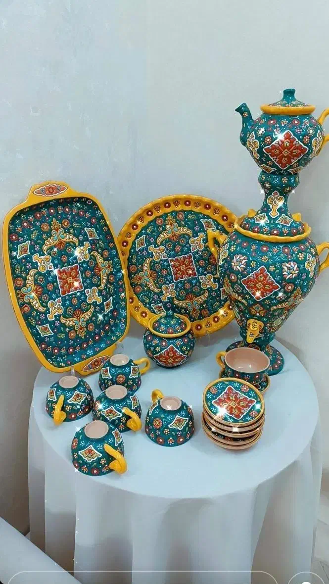 ظروف مینا کاری مناسب یلدا و روز مادر|صنایع دستی و سایر لوازم تزئینی|ساوه, |دیوار