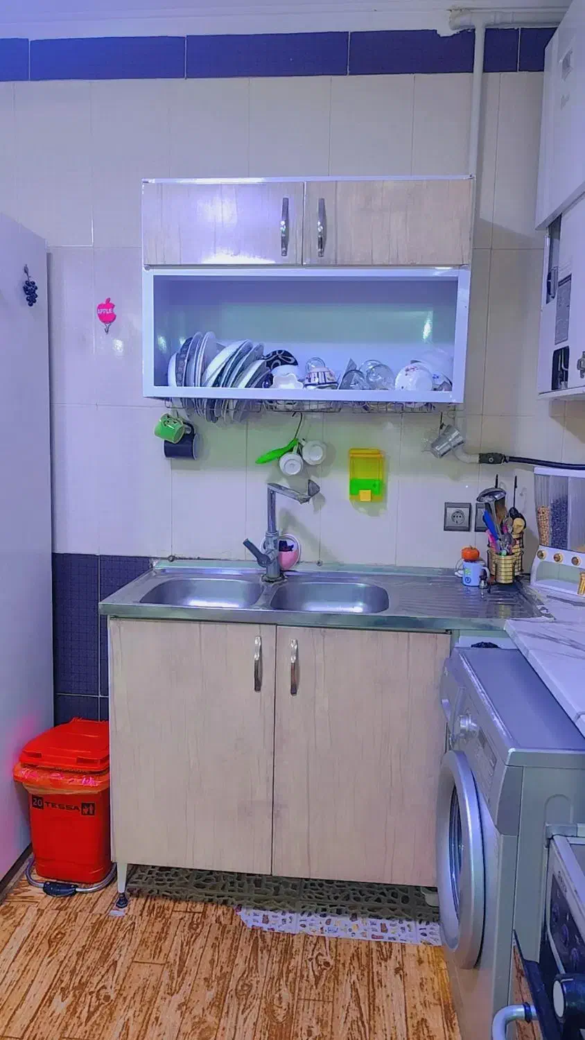 کابینت فلزی .هود.سینگ ظرفشویی.آبچکان .سنگ گرانیت|جاکفشی، کمد، دراور|یزد, |دیوار