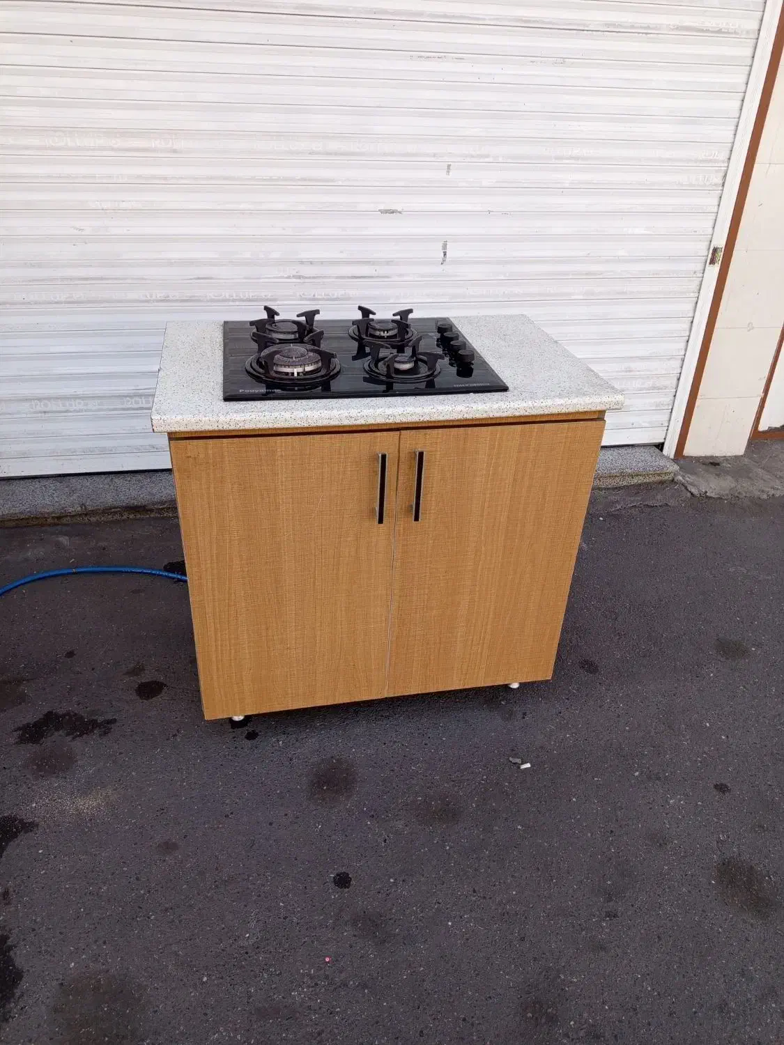 کابینت گاز صفحه ای با اجاق.|اجاق گاز و لوازم برقی پخت‌وپز|رشت, کوی فکوری|دیوار