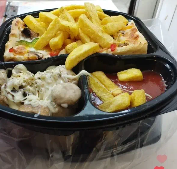 ظروف یکبار مصرف شیک|ظروف نگهدارنده، پلاستیکی، یکبارمصرف|صحنه, |دیوار