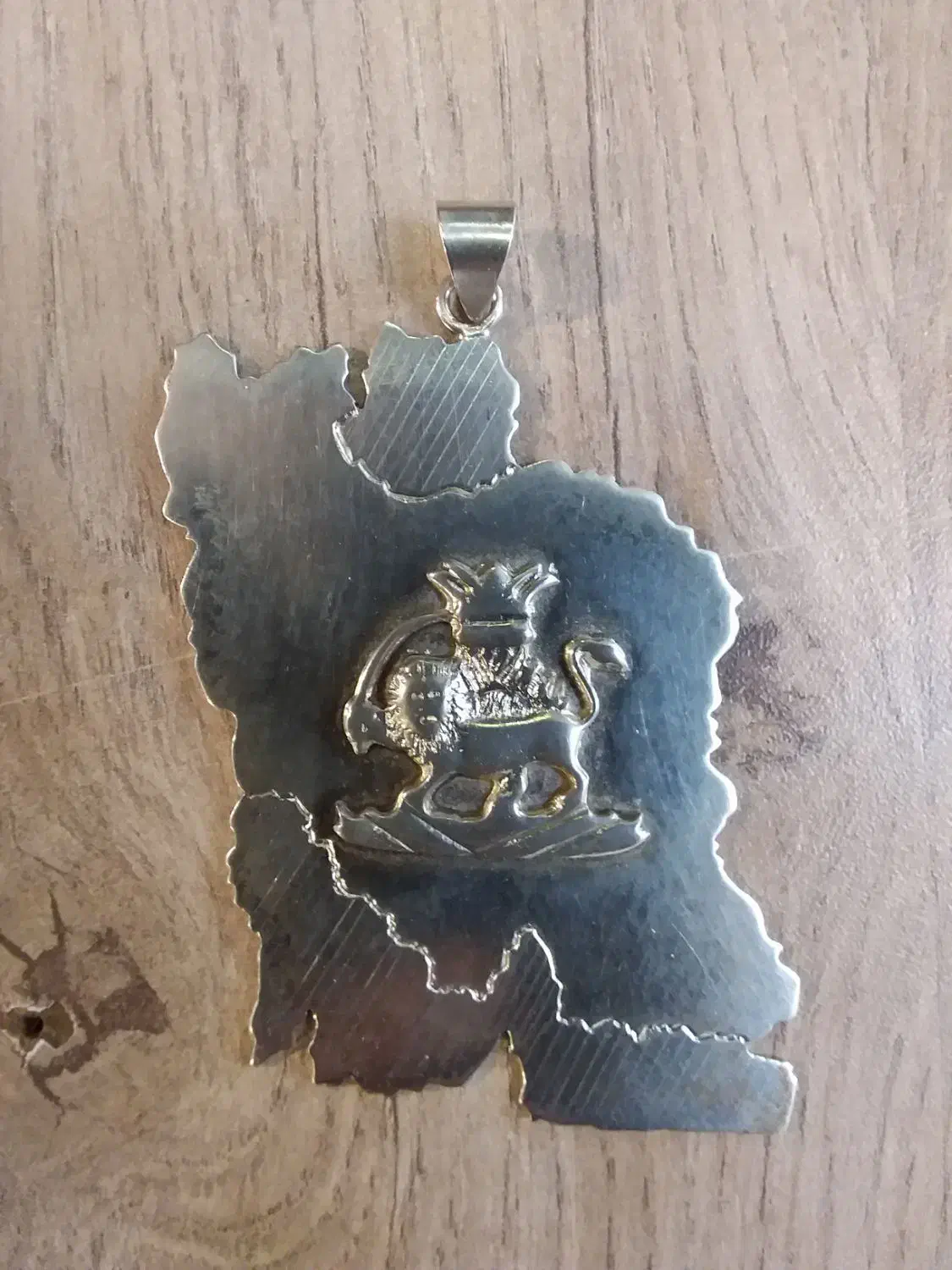 *پلاک و زنجیر نقشه ایران نقره *|جواهرات|شیراز, شهرک سراج|دیوار