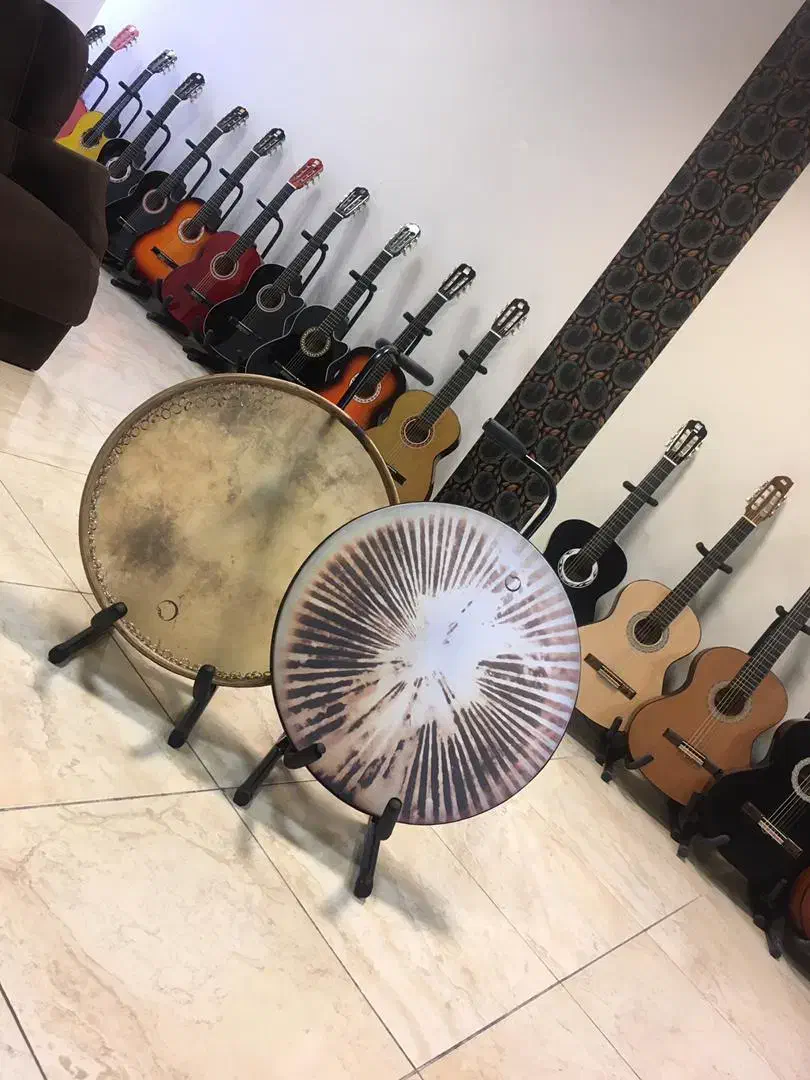 دف طرح دار|سازهای سنتی|کرج, برغان|دیوار