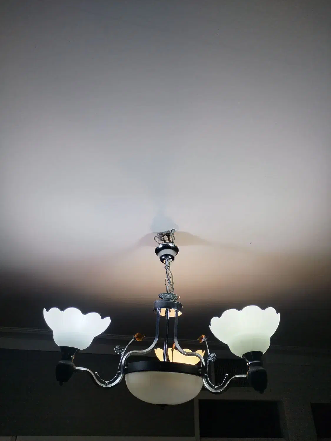 لوستر 3 شاخه 6 شعله|لوستر و چراغ آویز|قزوین, |دیوار