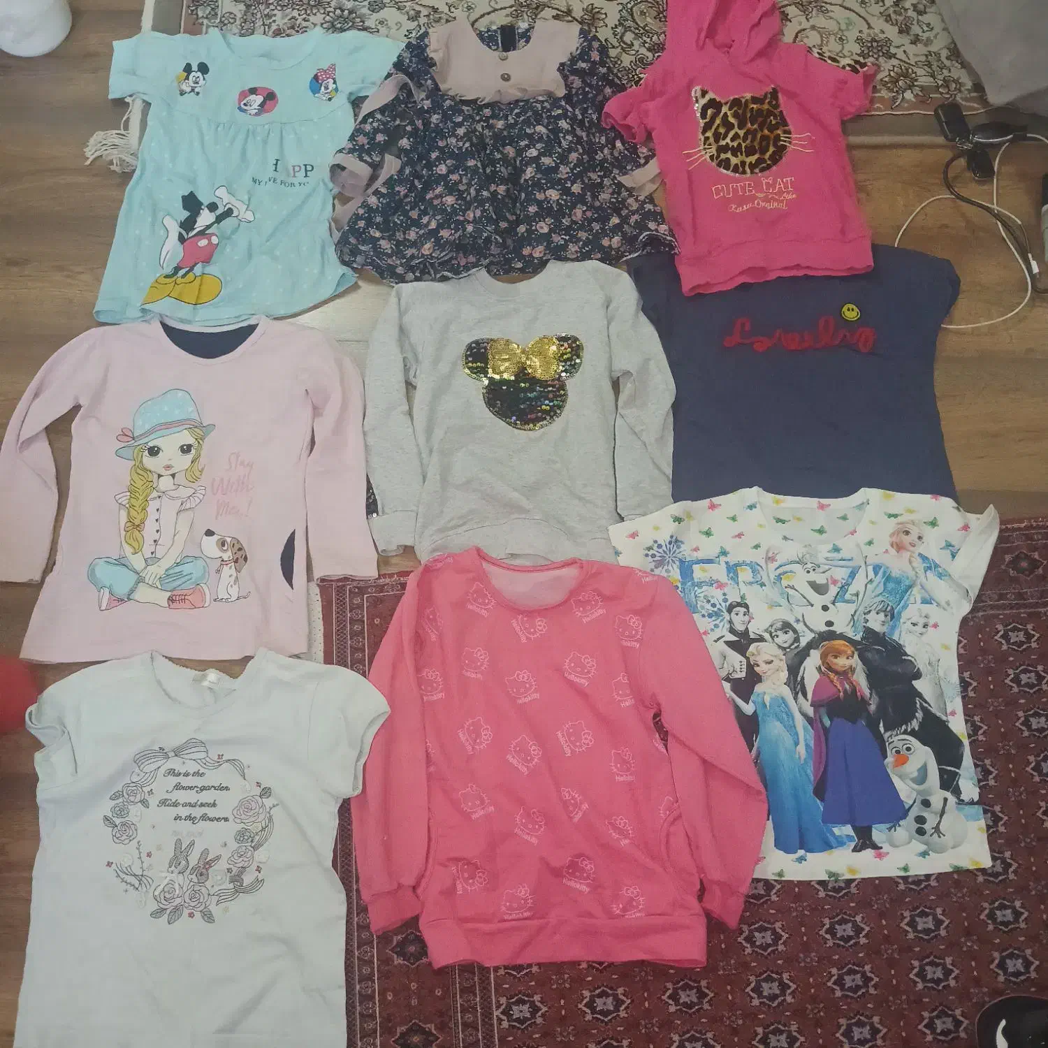 ۱۵۲تیکه لباس دخترانه تروتمیزاز۵سال تا۱۰سال|کفش و لباس بچه|مشهد, سجاد شهر|دیوار