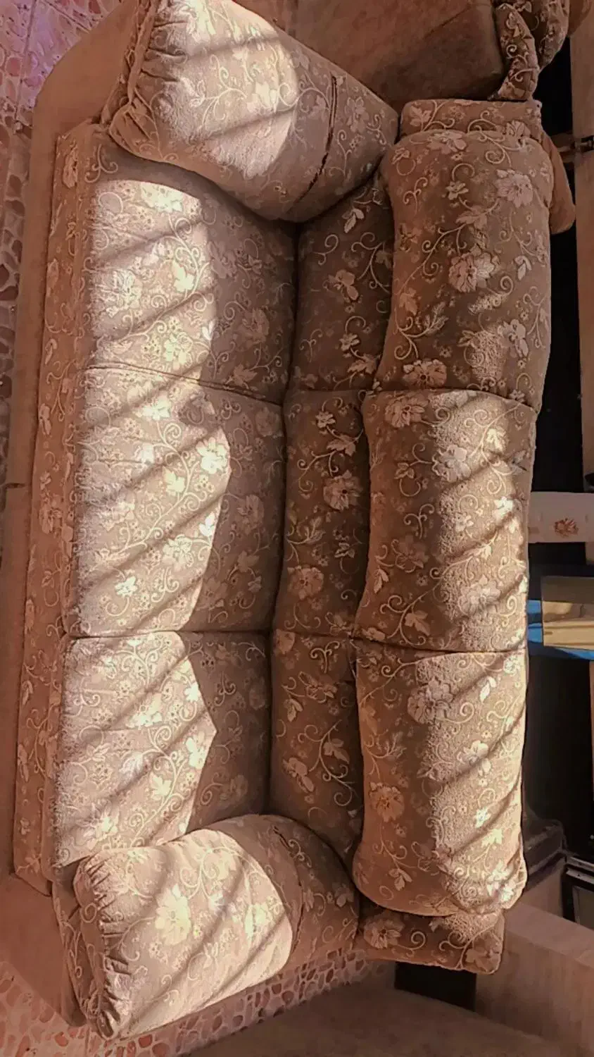 یک دست مبل 9 نفره طرح پفکی چوب روسی|مبلمان خانگی و میز عسلی|تهران, بوستان ولایت|دیوار