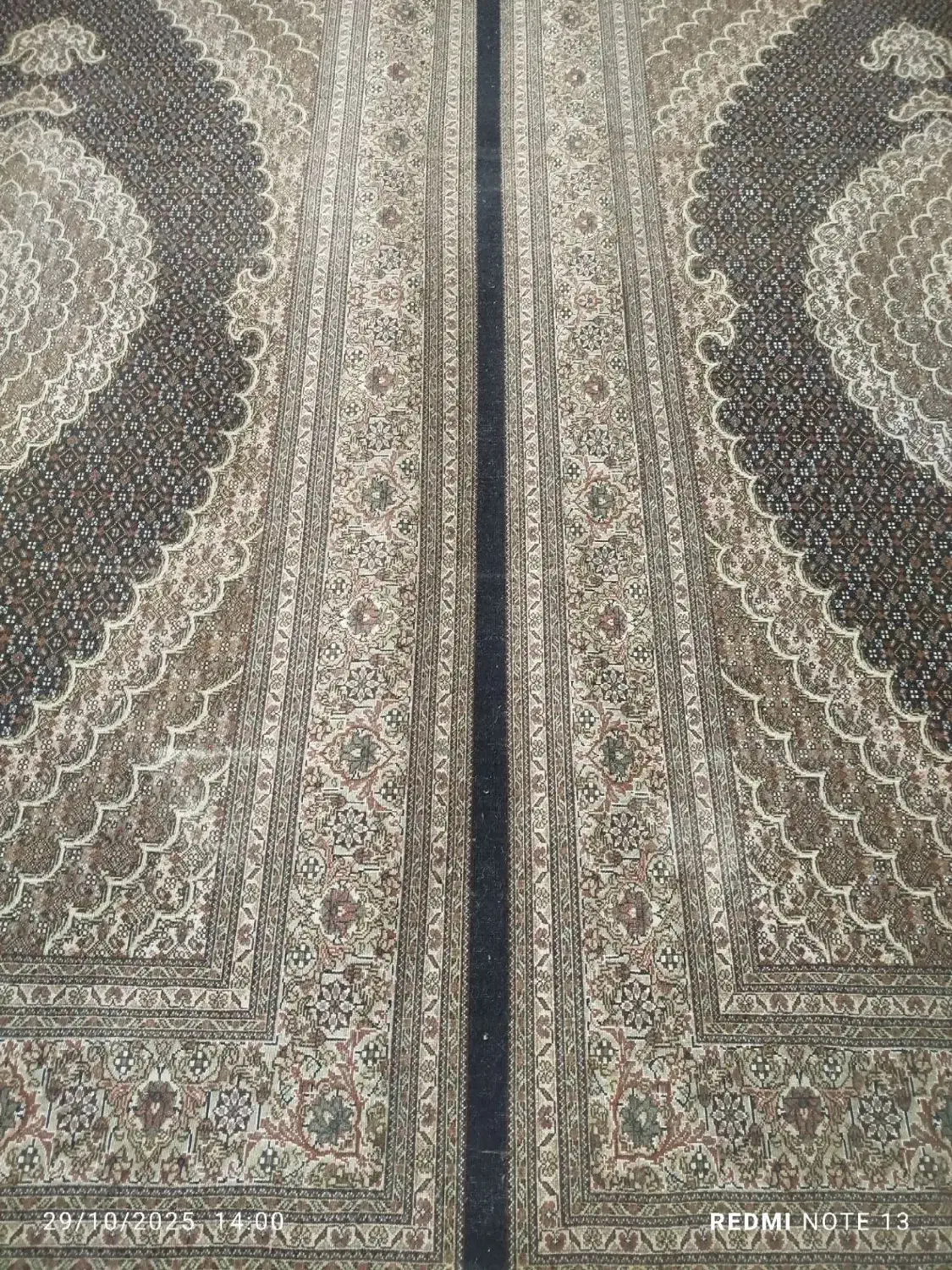 متن فرش میبینمی تمام گلهاش ابریشم هس|فرش|اردبیل, |دیوار