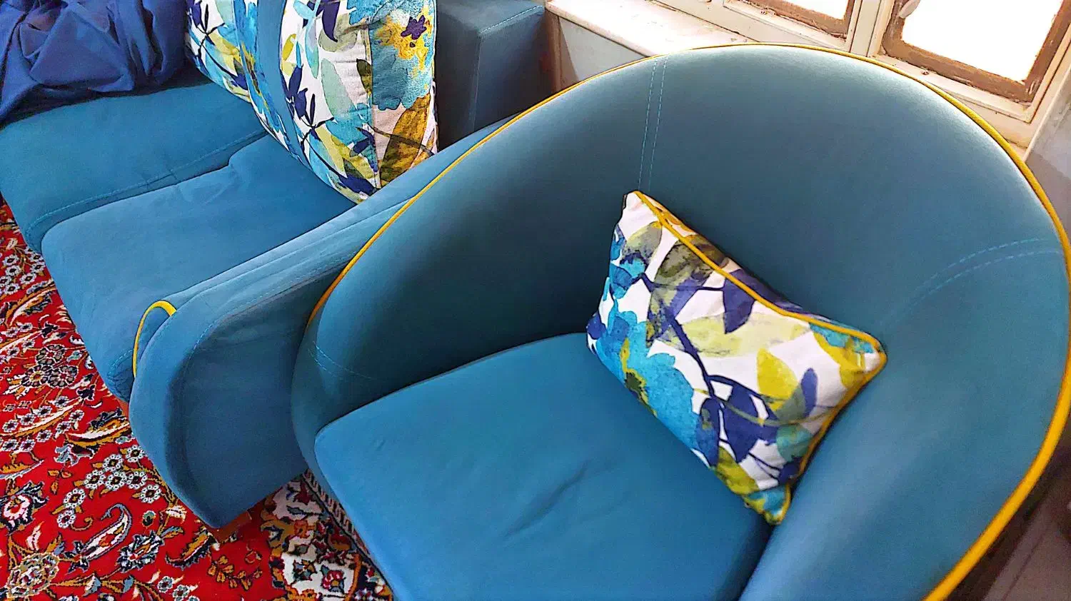 مبلمان هفت نفره|مبلمان خانگی و میز عسلی|زاهدان, |دیوار