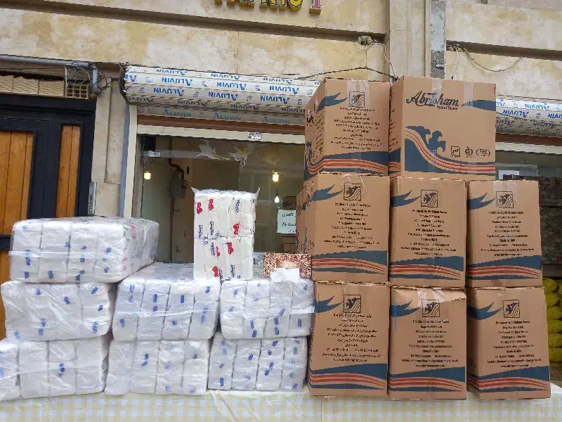 دستمال کاغذی اقتصادی وسفره وفریزر اقتصادی|عمده‌فروشی|تالش, هشتپر|دیوار