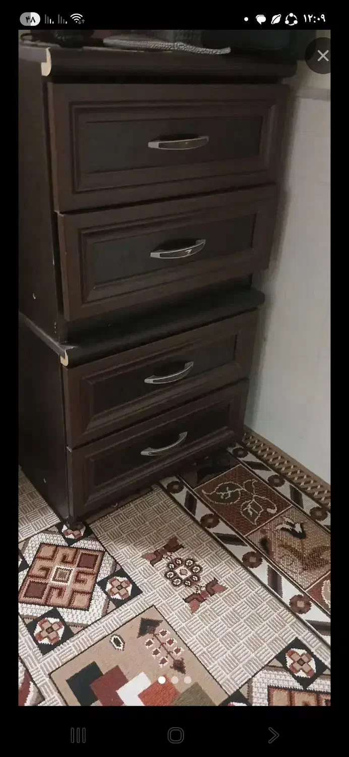 دو میز کشو دار|جاکفشی، کمد، دراور|آران و بیدگل, |دیوار