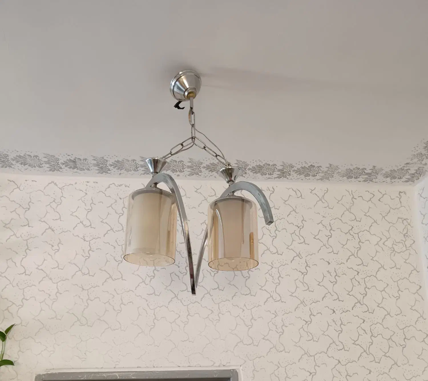 لوستر سه تایی و دو تایی استیل کاملا نو|لوستر و چراغ آویز|هشتگرد, شهرک ریحانه|دیوار