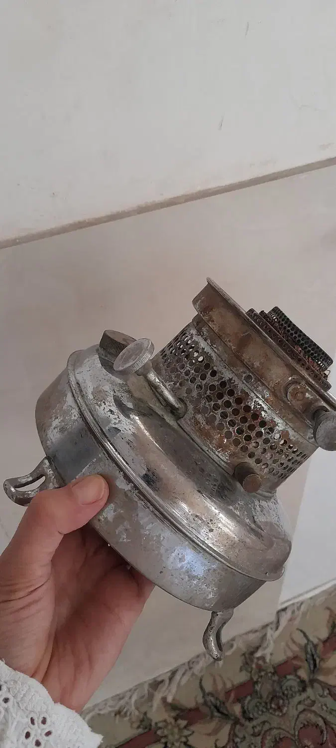 ته سماور نفتی عتیقه قدمت حداقل ۹۵ سال|کلکسیون اشیاء عتیقه|مشهد, فاطمیه|دیوار