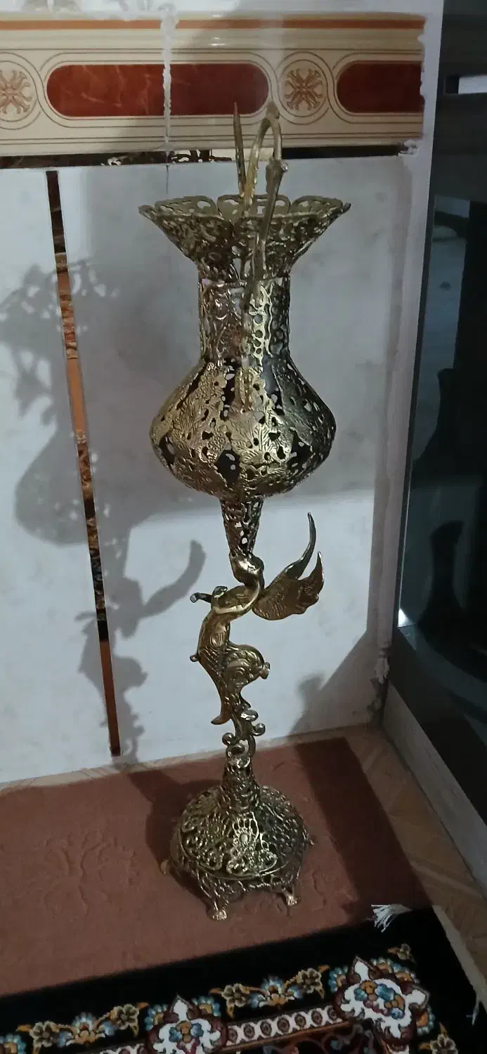 گلدان برنز|صنایع دستی و سایر لوازم تزئینی|قیدار, |دیوار