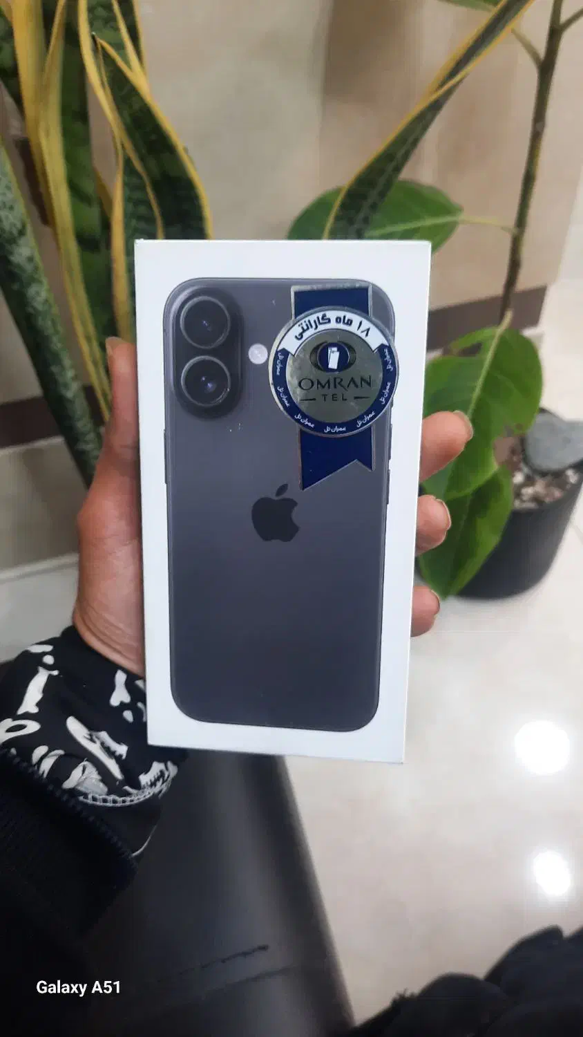 گوشی آیفون ۱۶ نرمال مشکی ۱۲۸ گیگ نو|موبایل|گرگان, |دیوار