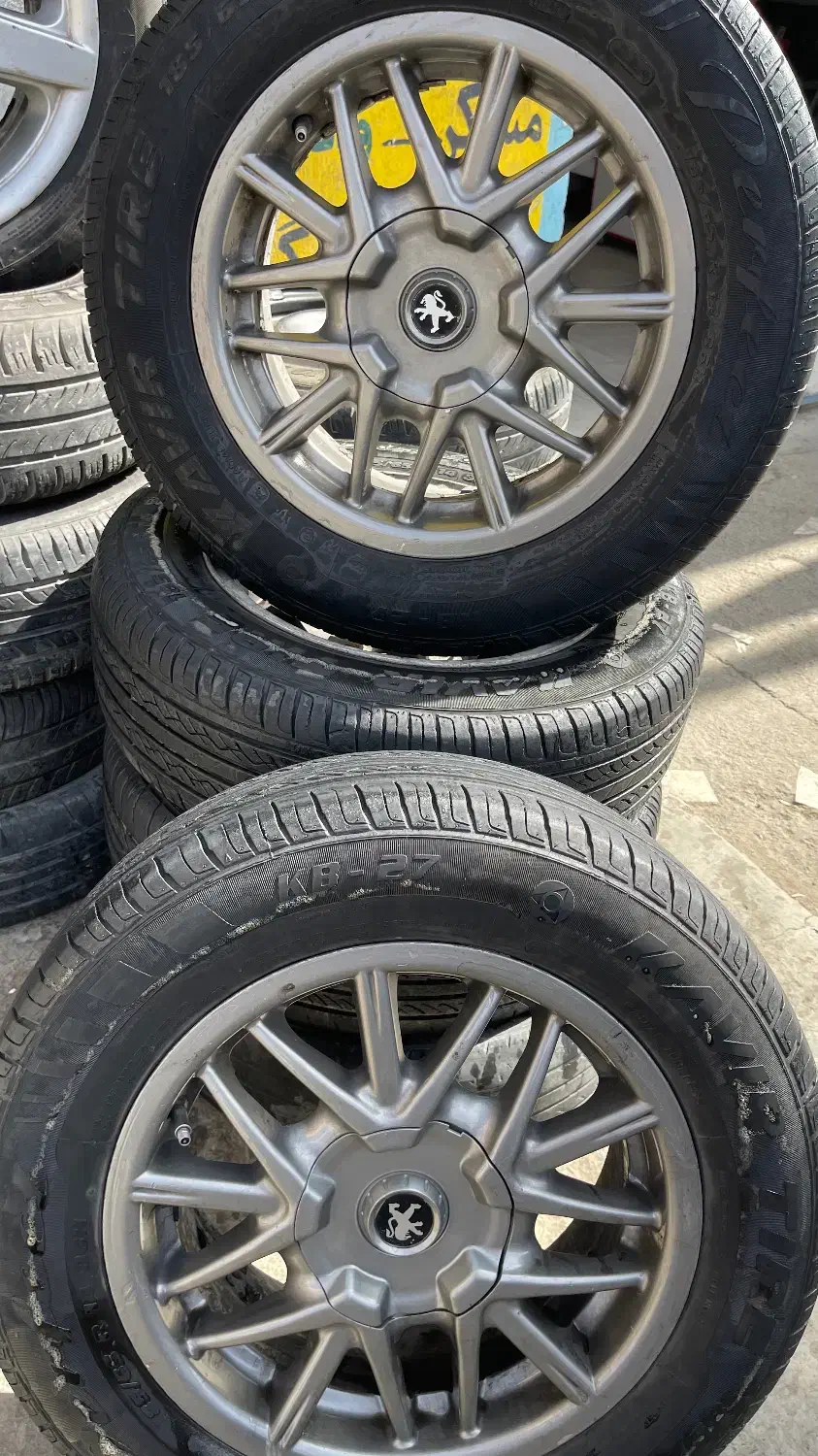 رینگ خرچنگی دودی دور۱۴|قطعات یدکی و لوازم جانبی|ایرانشهر, |دیوار