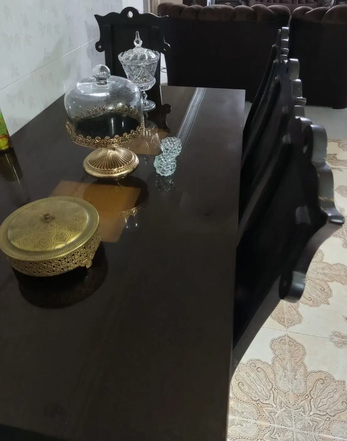 میز نهار خوری|میز و صندلی غذاخوری|اهرم, |دیوار