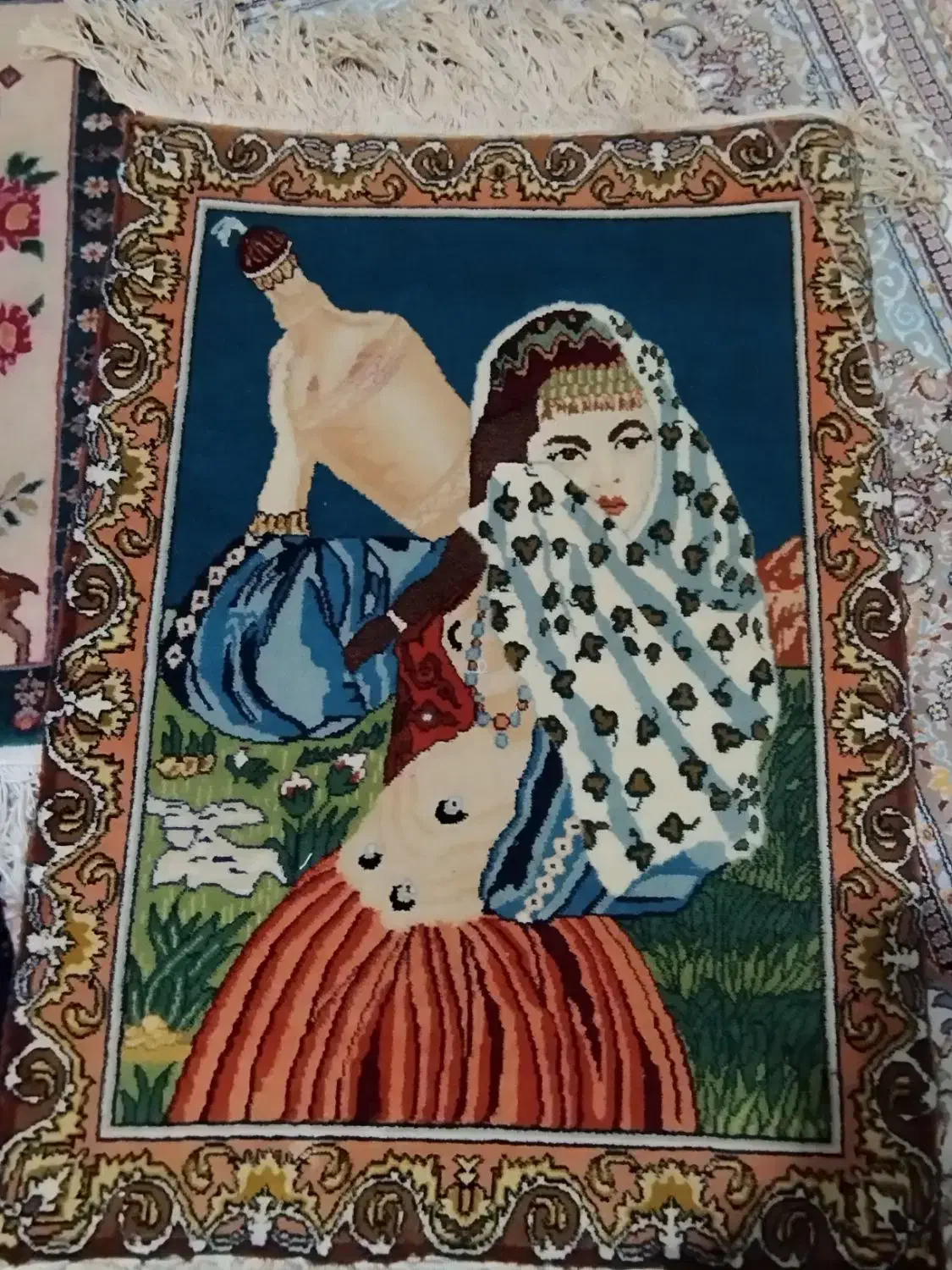 قالیچه های دستباف طبیعی|فرش|خوی, |دیوار